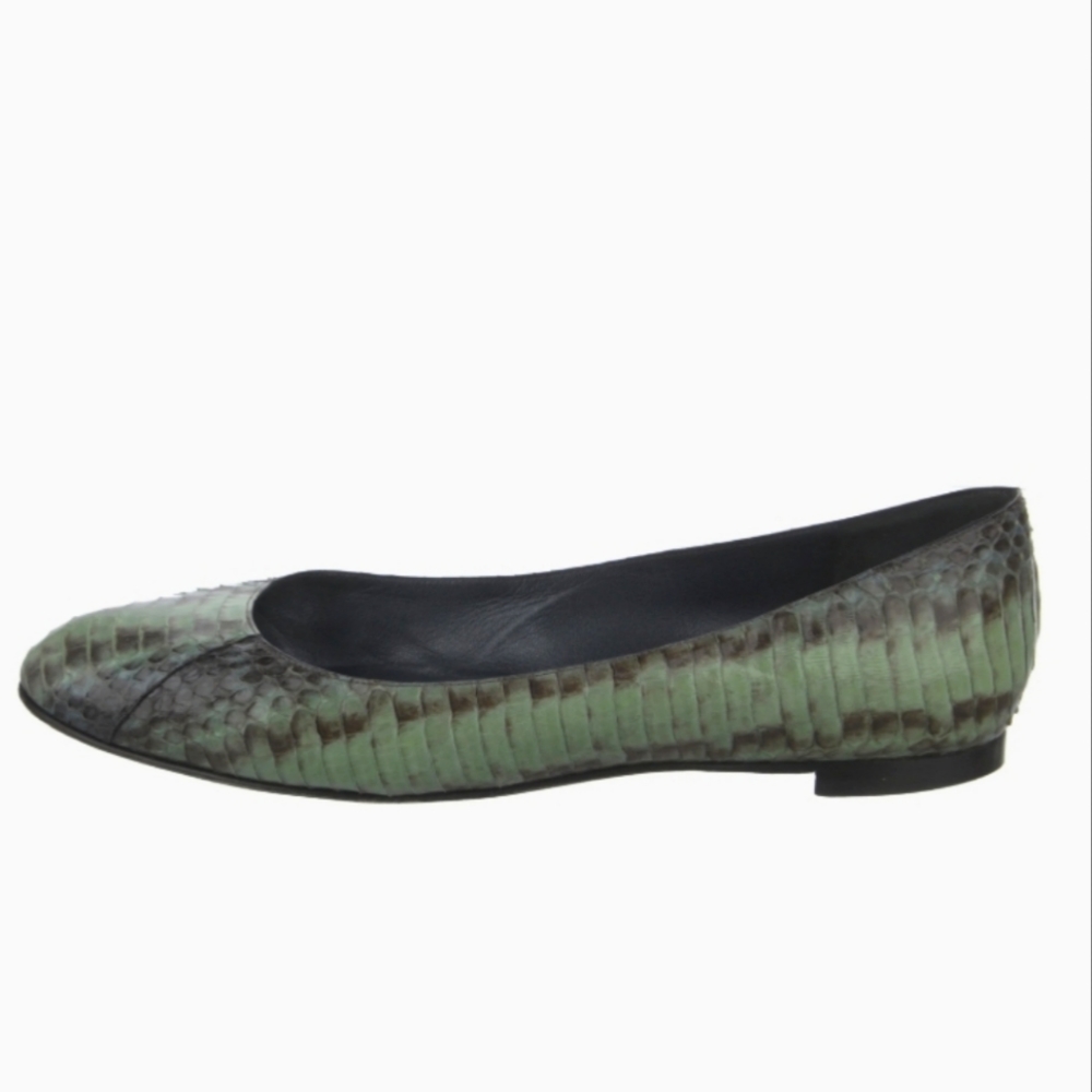 Manolo Blahnik Python Flats - image 1